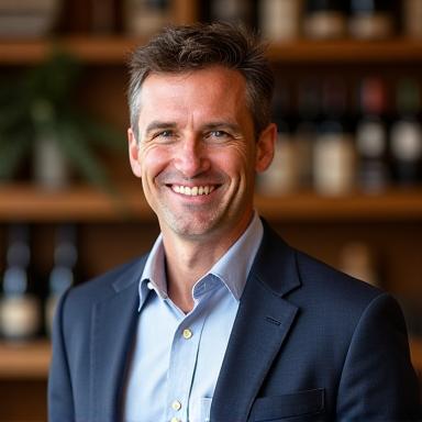 Porträt von Leo Leitner, Sommelier